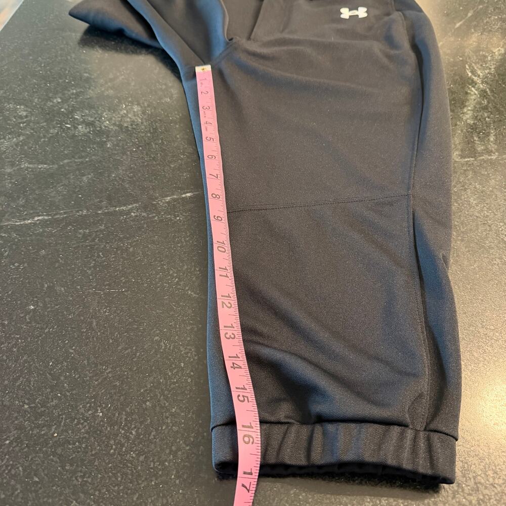 Under Armour Baseball Softball Knickers Pants Black Mens M Elastic Cuff Practice - Picture 10 of 10